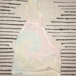 Tie dye halter top from Pacsun